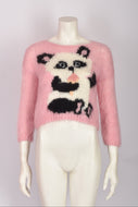 ANNE ARUNDELL PINK PANDA SWEATER