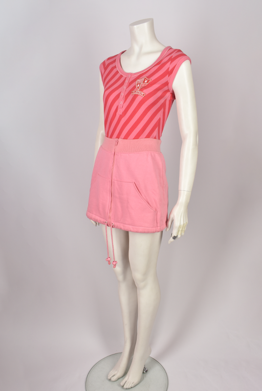 JEREMY SCOTT PINK SWEATSHIRT MINI SKIRT