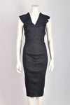 SPORTMAX PINSTRIPE DRESS