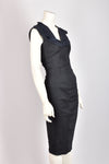 SPORTMAX PINSTRIPE DRESS