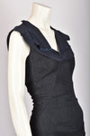 SPORTMAX PINSTRIPE DRESS