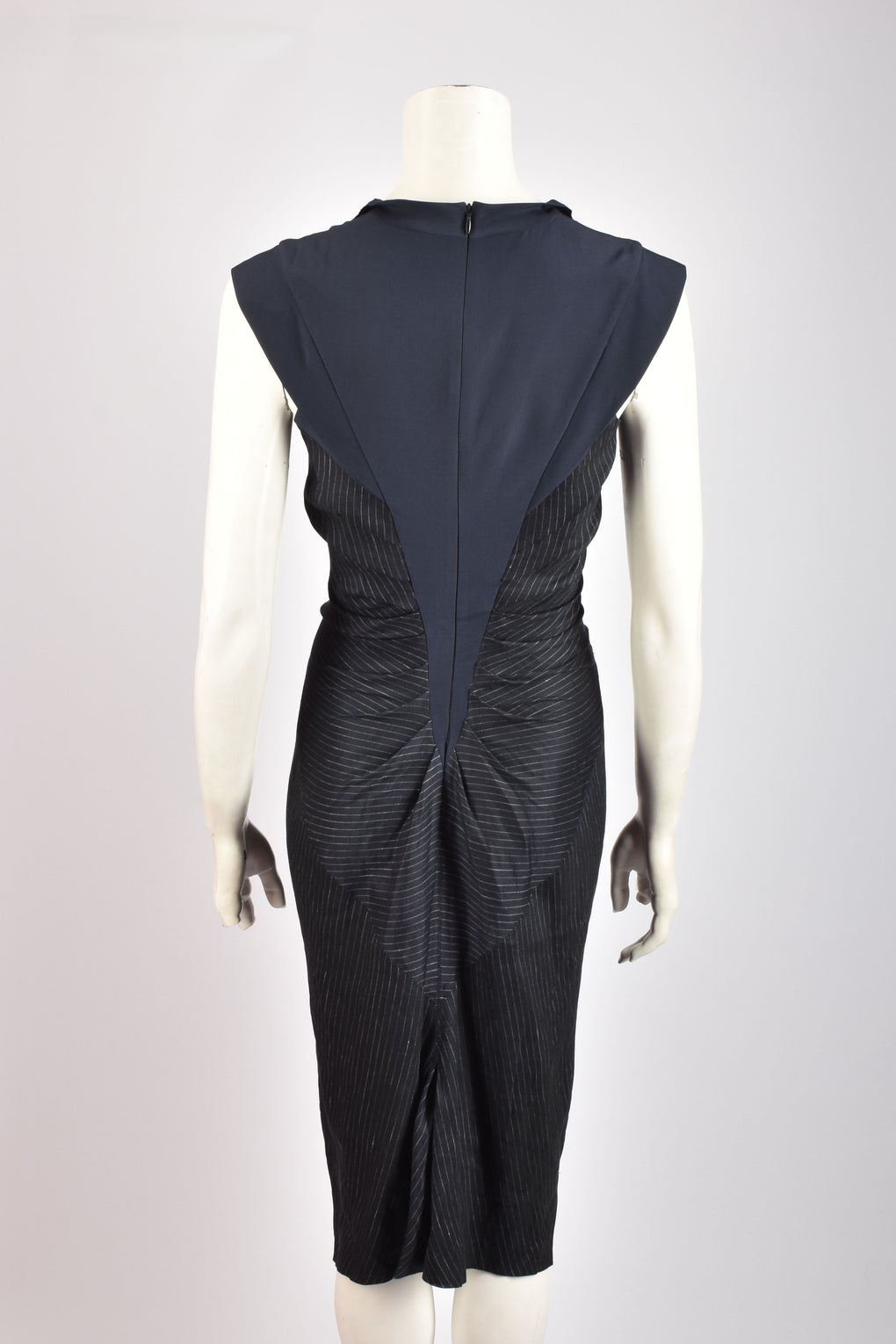 SPORTMAX PINSTRIPE DRESS