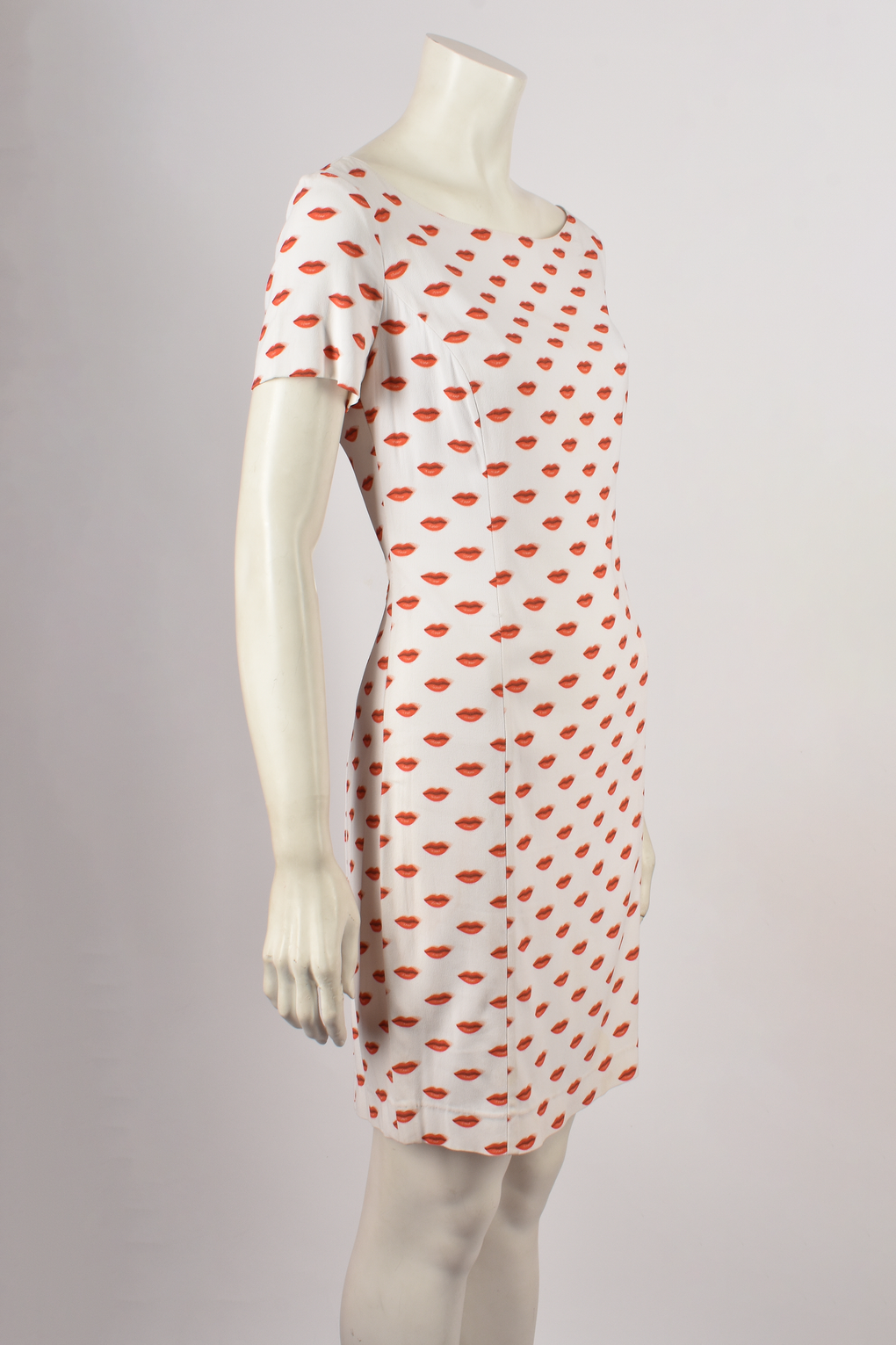 PRADA 2012 RESORT LIP PRINT DRESS