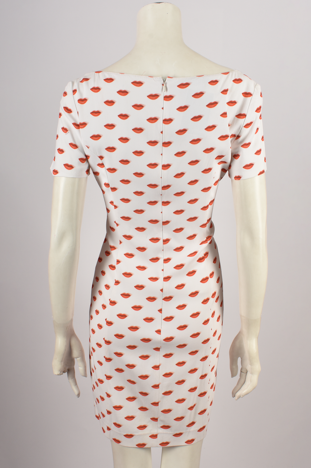 PRADA 2012 RESORT LIP PRINT DRESS