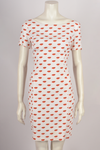 PRADA 2012 RESORT LIP PRINT DRESS