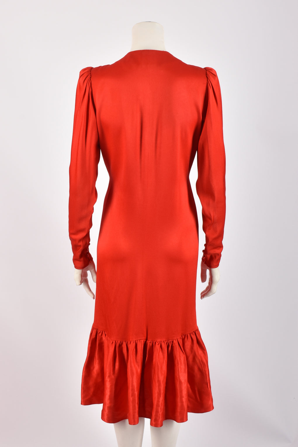 SAINT LAURENT RED DRESS