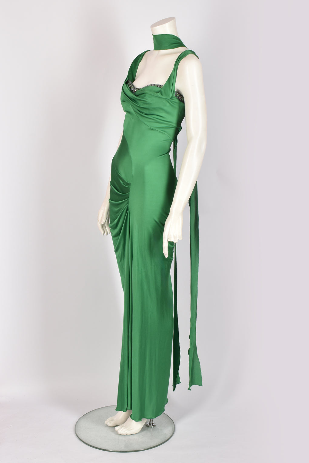 ROBERTO CAVALLI PRE FALL 2008 GREEN GOWN Found And Vision ROBERTO CAVALLI PRE FALL 2008 GREEN GOWN Found And Vision