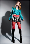DOLCE & GABBANA ZEBRA PRINT MICRO SKIRT