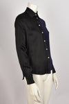 WALES BONNER BLACK AND NAVY SHIRT