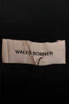 WALES BONNER BLACK AND NAVY SHIRT