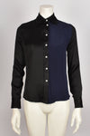 WALES BONNER BLACK AND NAVY SHIRT