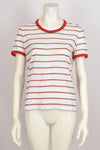 1970S RED AND WHITE STRIPED T-SHIRT