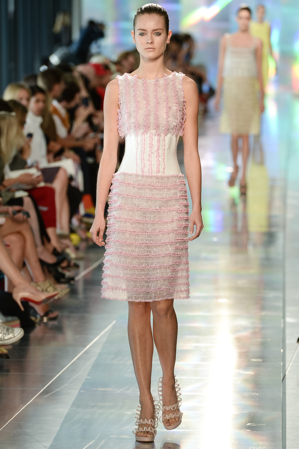 CHRISTOPHER KANE S/S 2013 PVC RUFFLE DRESS