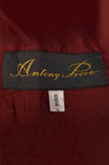 ANTONY PRICE RED VELVET DRESS