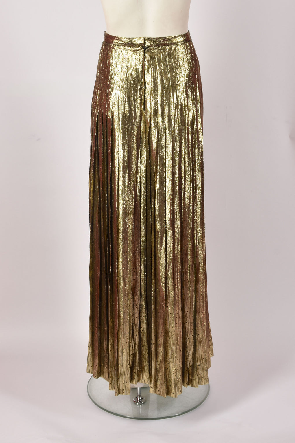 VALENTINO GOLD MAXI SKIRT