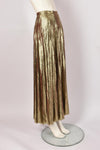 VALENTINO GOLD MAXI SKIRT