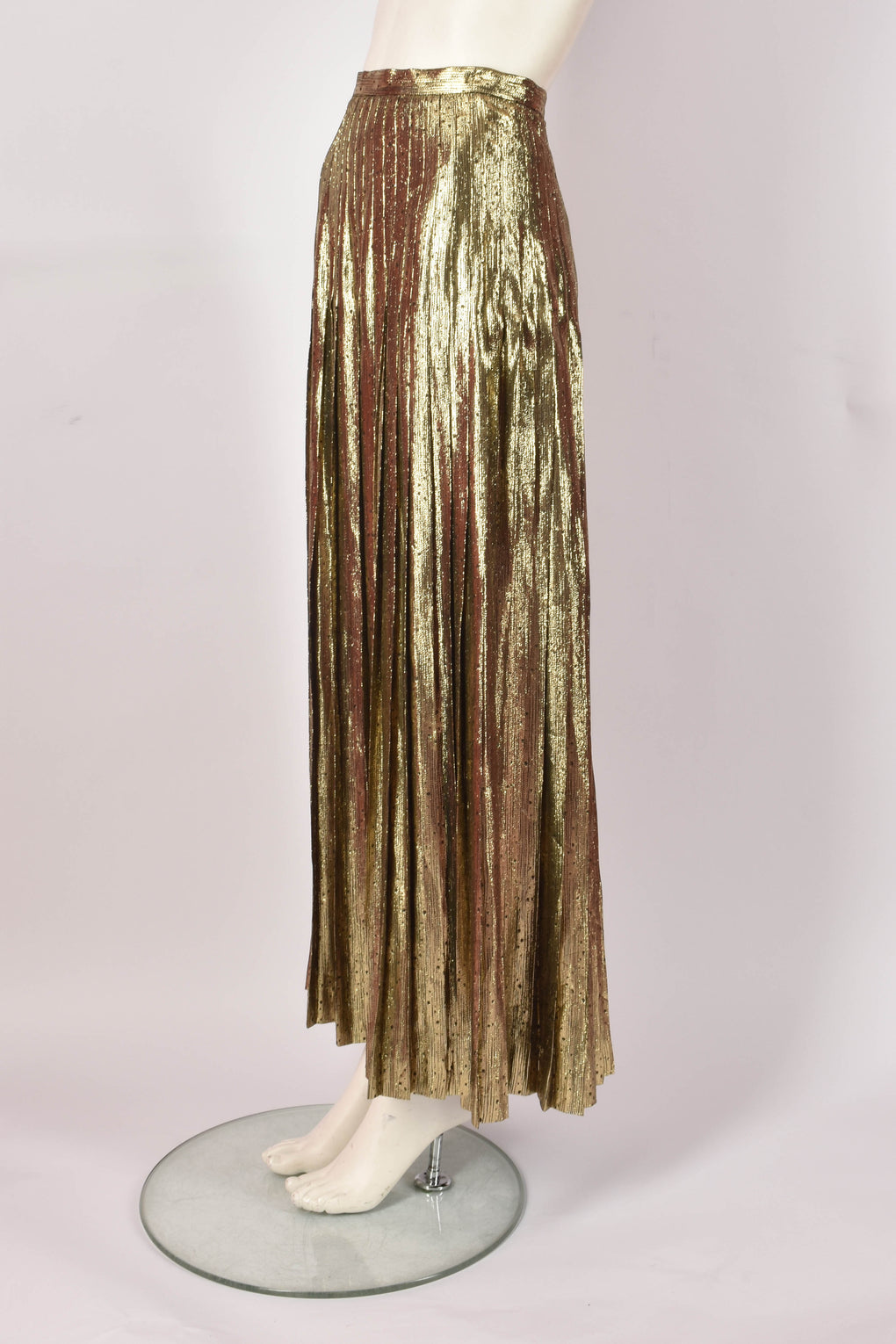 VALENTINO GOLD MAXI SKIRT