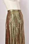 VALENTINO GOLD MAXI SKIRT