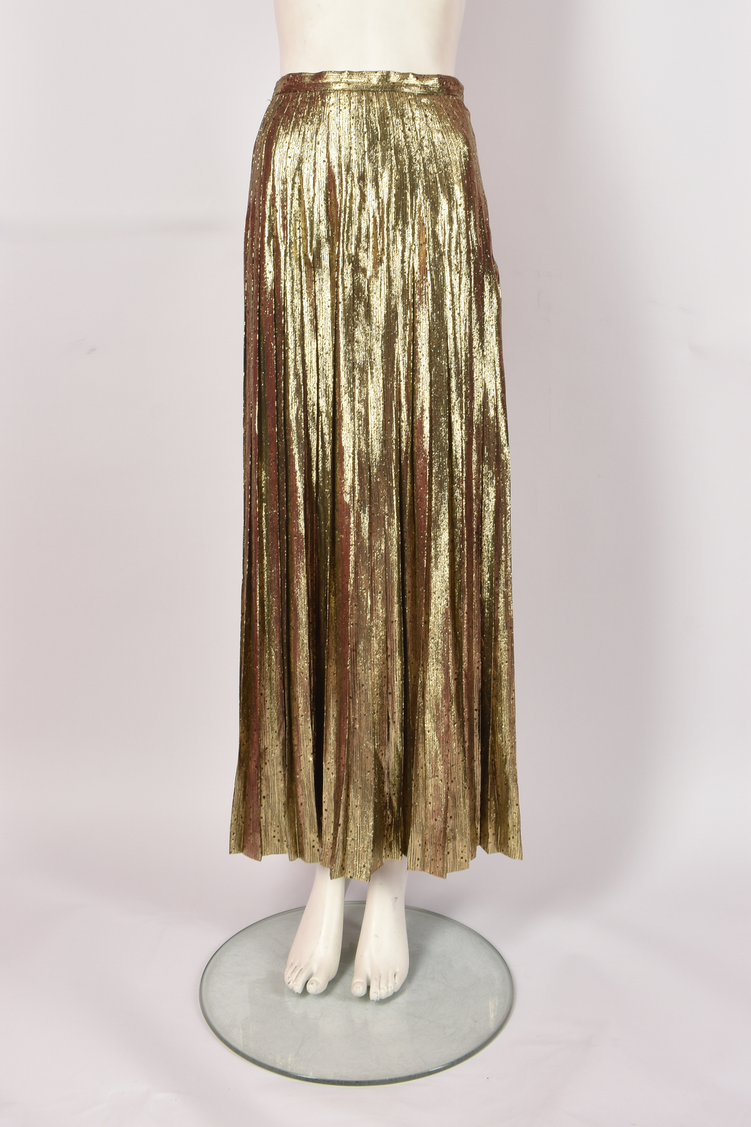 VALENTINO GOLD MAXI SKIRT