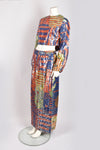 1970S LANVIN LAMÉ SET