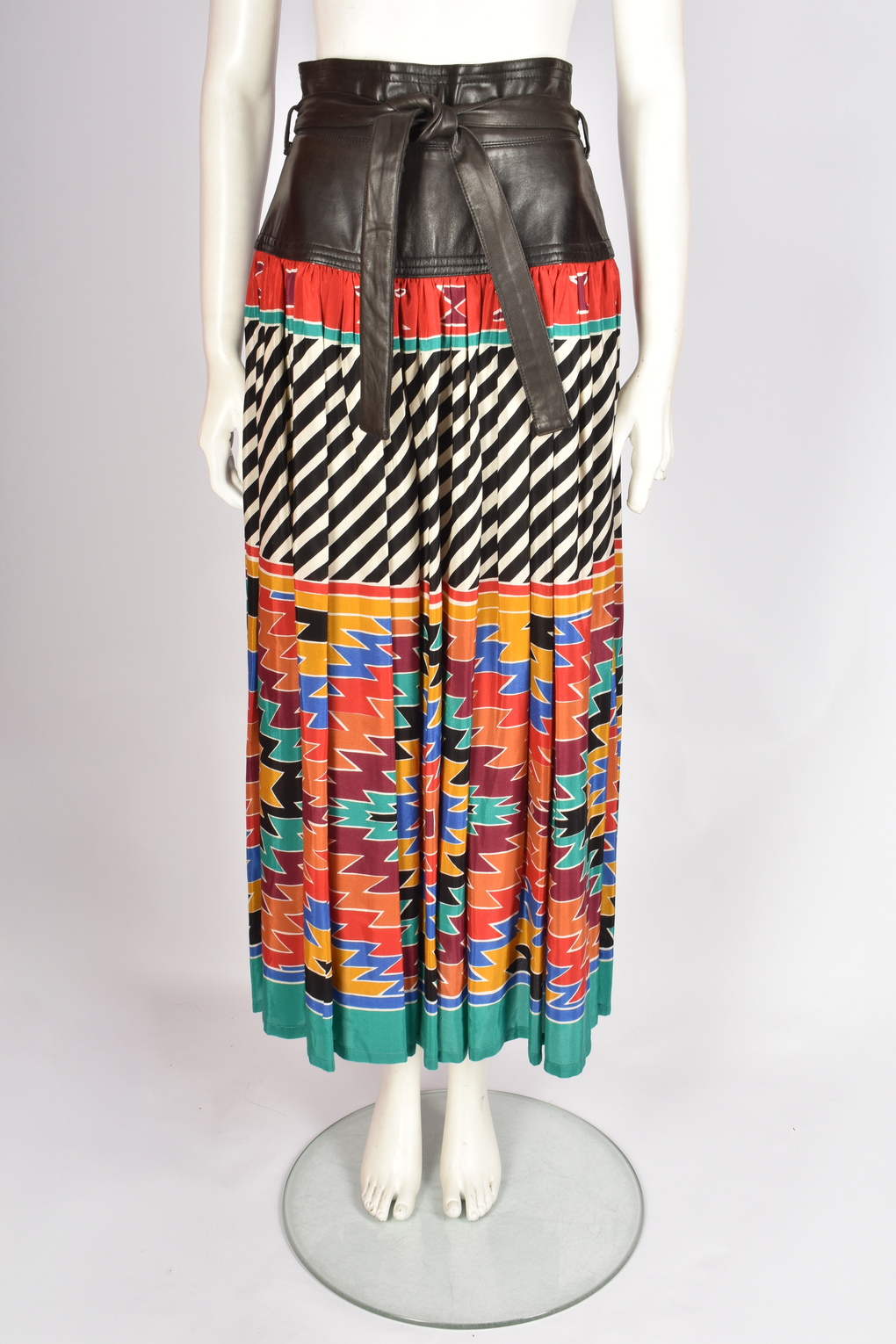 WAYNE CLARK PATTERNED MAXI SKIRT