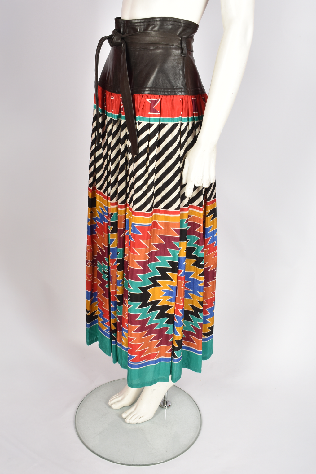 WAYNE CLARK PATTERNED MAXI SKIRT