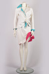 THIERRY MUGLER COUTURE WHITE SKIRT SUIT