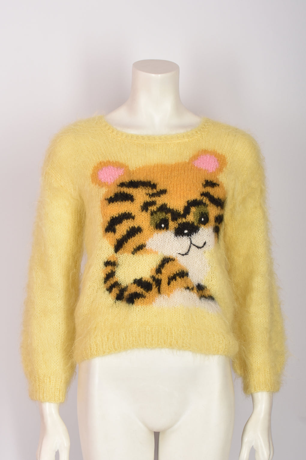 ANNE ARUNDELL YELLOW TIGER SWEATER