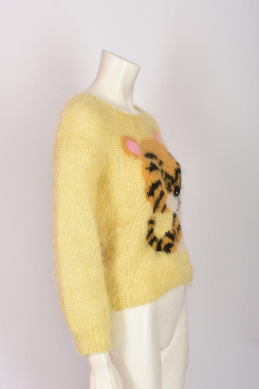 ANNE ARUNDELL YELLOW TIGER SWEATER