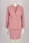 ALAIA A/W 1990 RUNWAY BLUSH PINK 5-PIECE SUIT