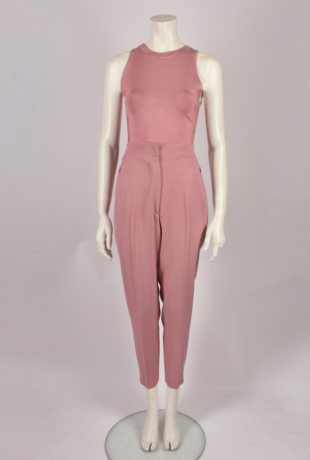 ALAIA A/W 1990 RUNWAY BLUSH PINK 5-PIECE SUIT