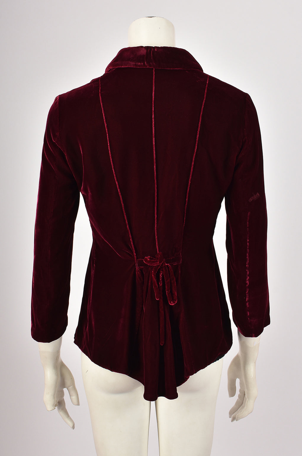 ALBERTA FERRETTI RED VELVET JACKET