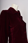 ALBERTA FERRETTI RED VELVET JACKET