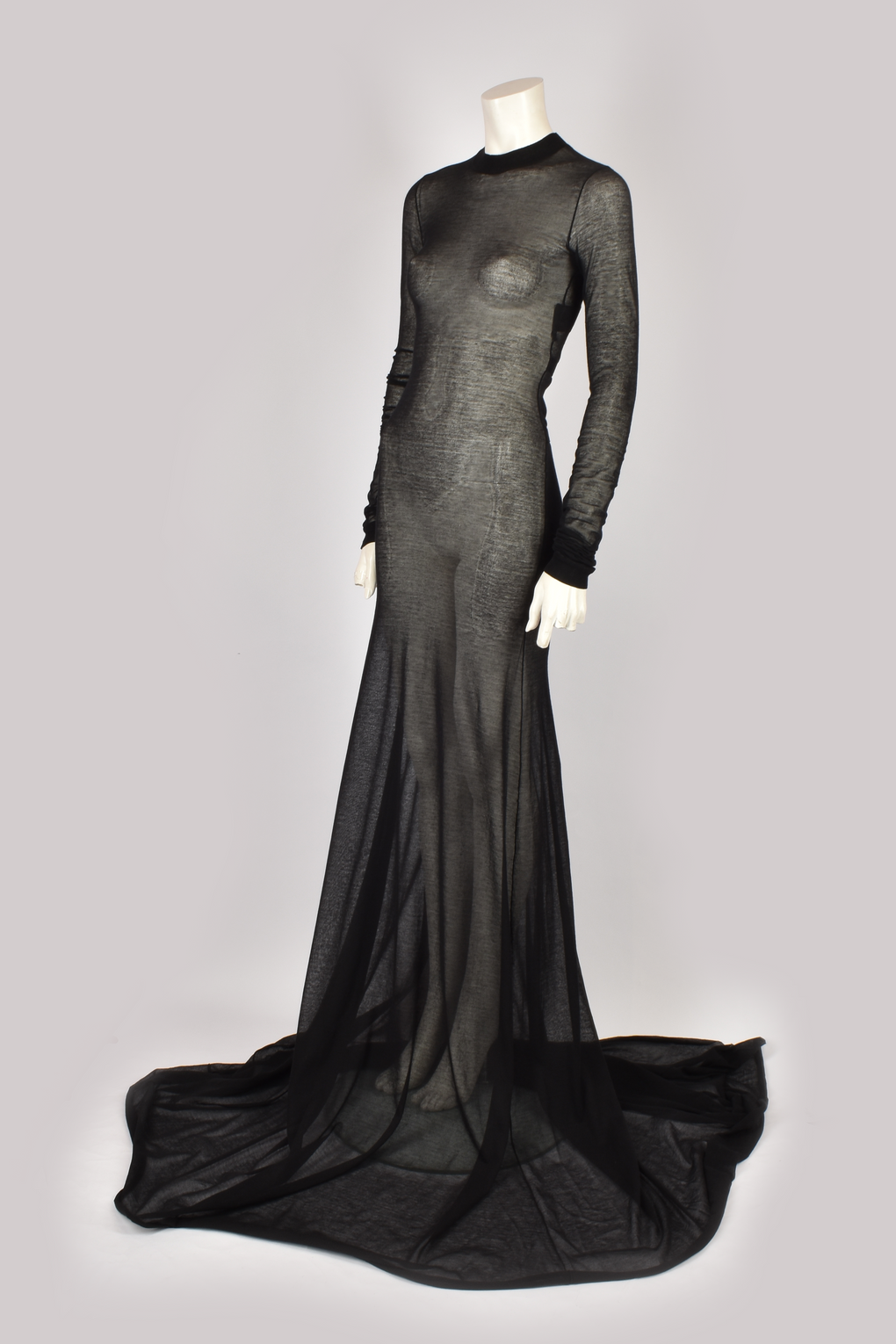 ANN DEMEULEMEESTER SHEER GOWN