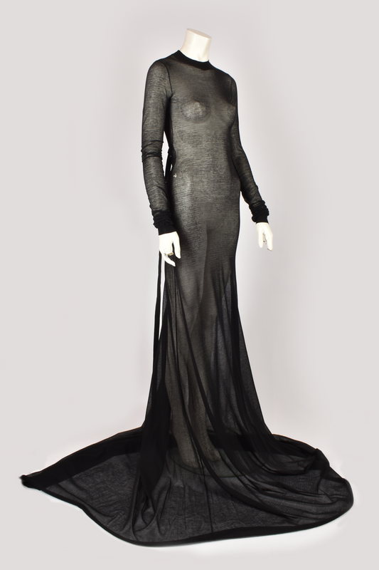 ANN DEMEULEMEESTER SHEER GOWN