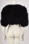 AZZARO SHORT FUR BLACK COAT