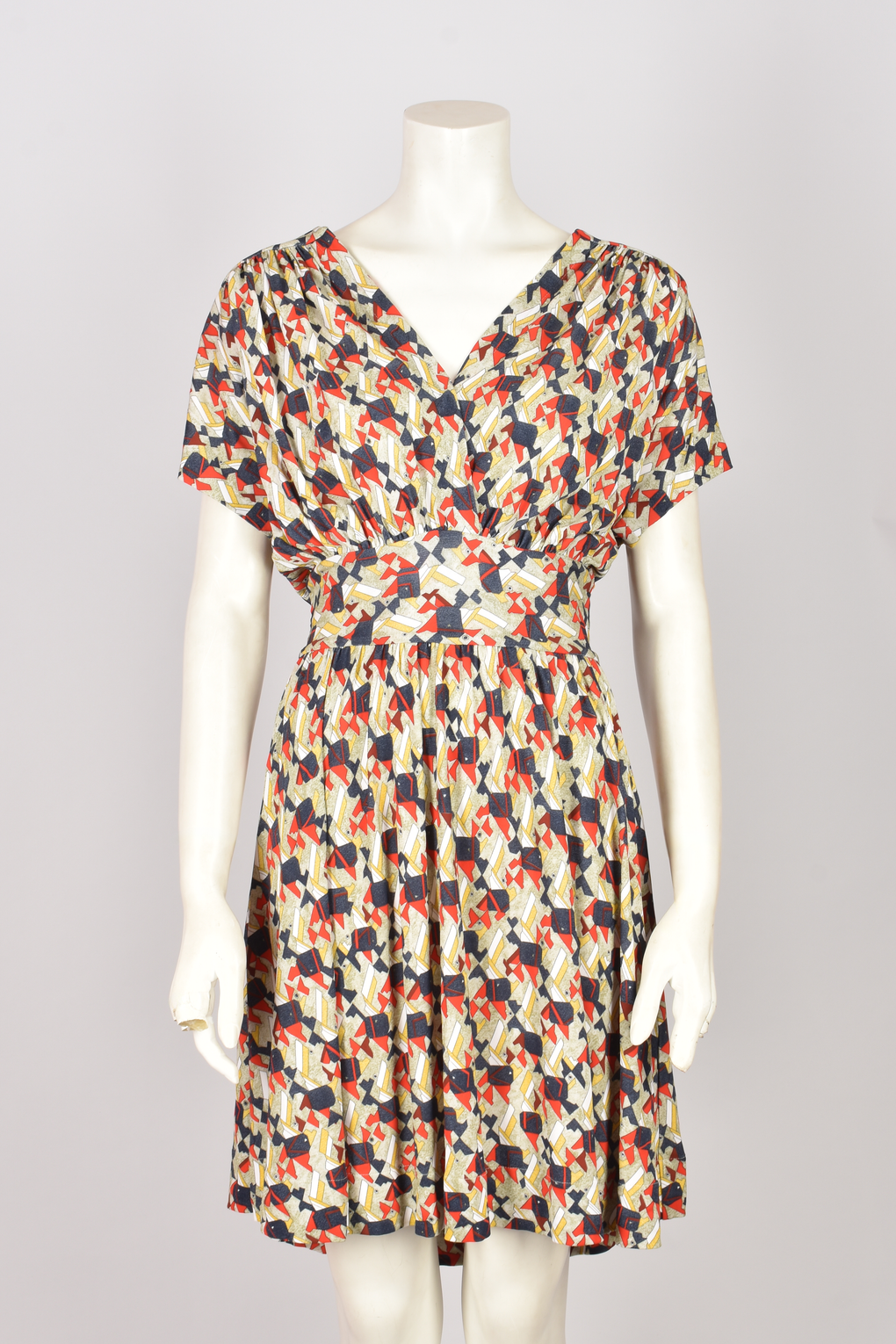 BALENCIAGA BY NICOLAS GHESQUIERE PRINT DRESS