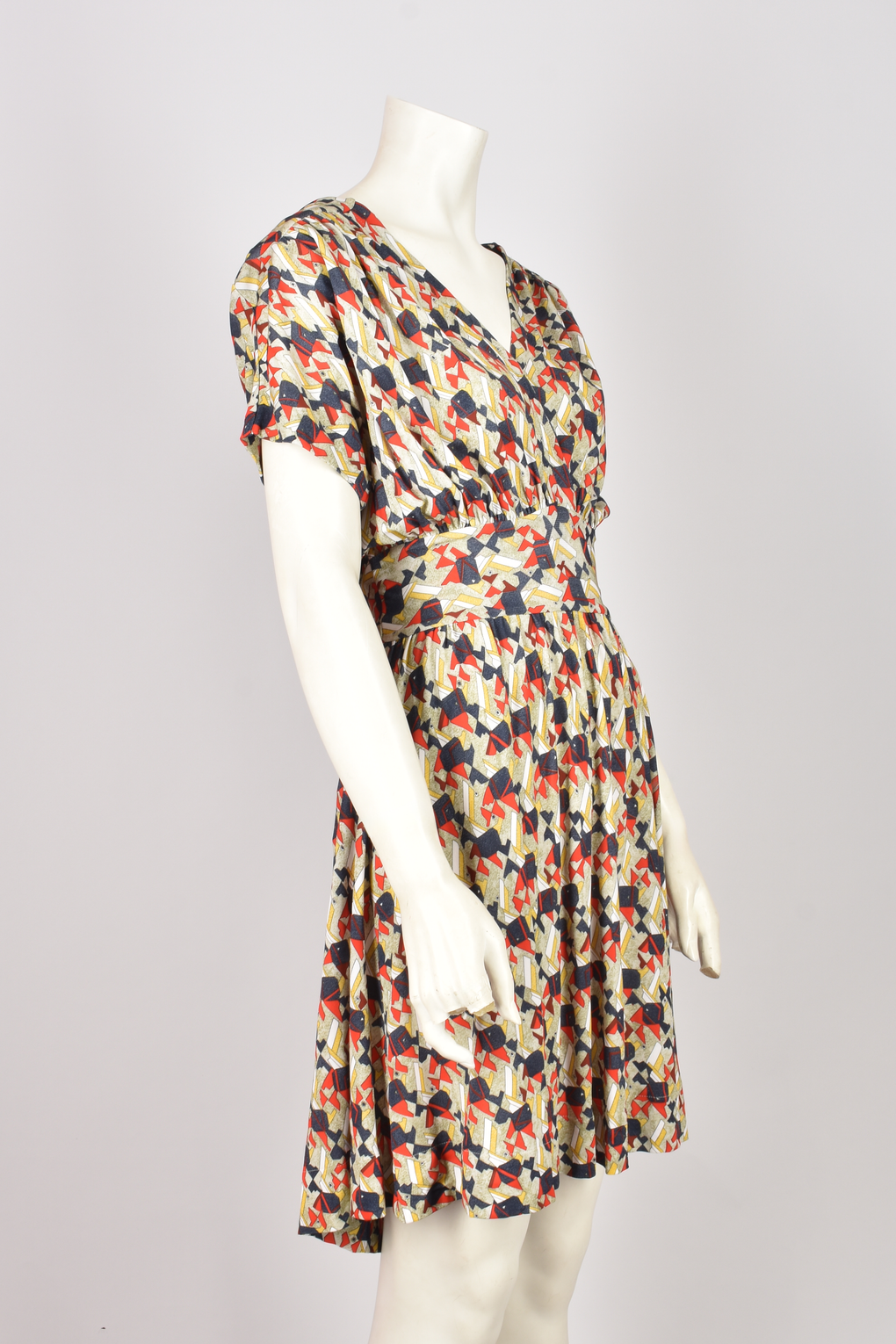 BALENCIAGA BY NICOLAS GHESQUIERE PRINT DRESS