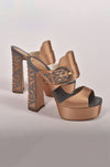 RENE CAOVILLA BEIGE HEEL