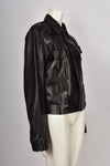 GIANNI VERSACE BRAIDED LEATHER JACKET