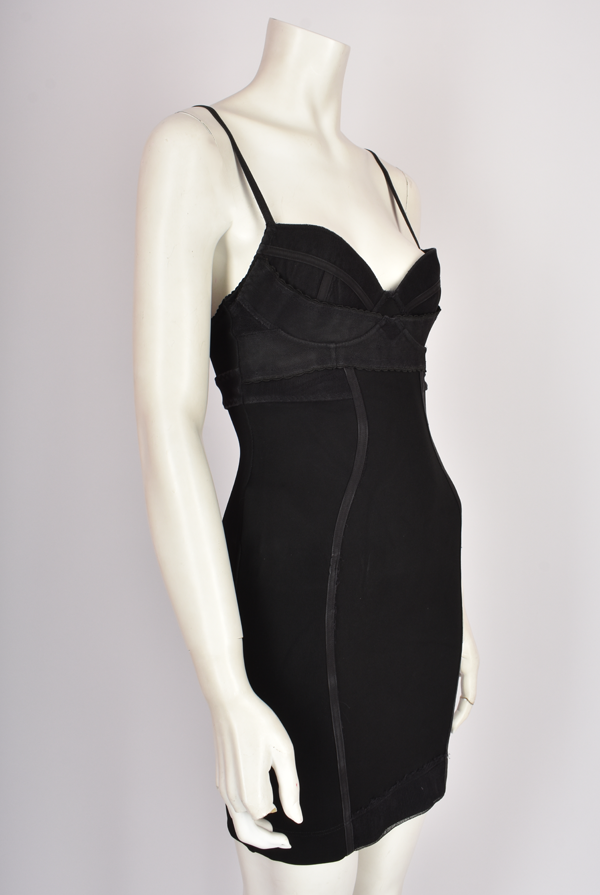 ANTONIO BERARDI BLACK BODYCON DRESS