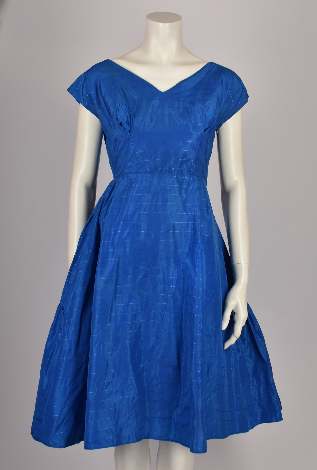 1950s BLUE DRESS AND BOLERO