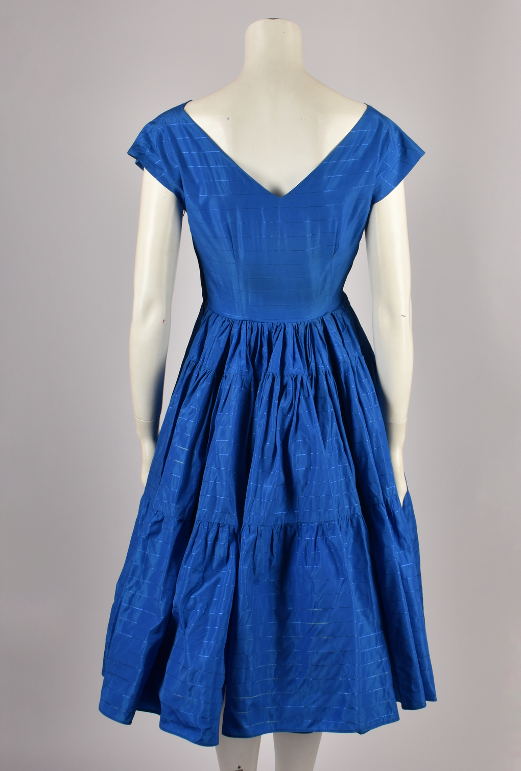 1950s BLUE DRESS AND BOLERO