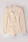 PHILOSOPHY CREAM BODYSUIT WITH DIAMOND