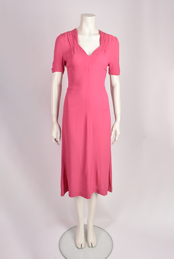 BIBA BRIGHT PINK MIDI DRESS – Found And Vision