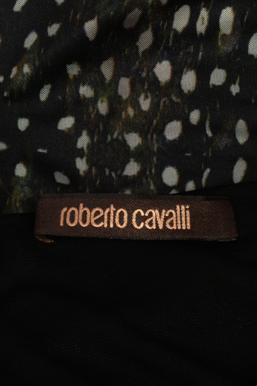 ROBERTO CAVALLI PRINTED MAXI DRESS