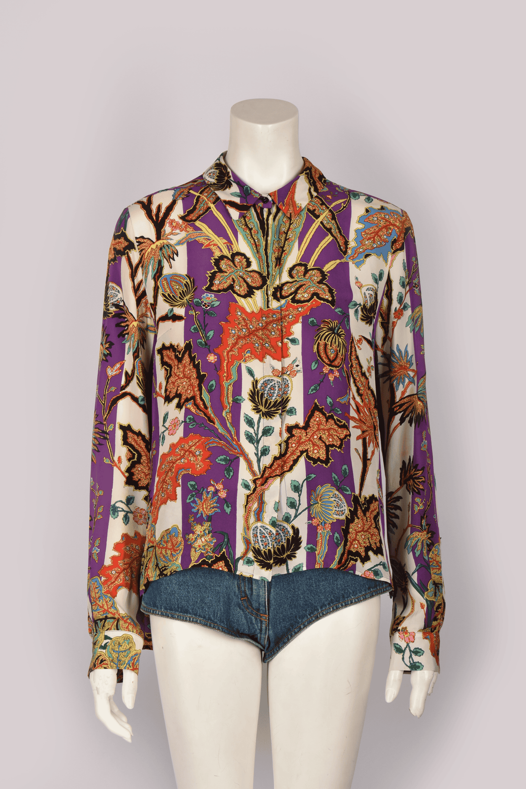 BALENCIAGA (GHESQUIERE)PRINTED BUTTON DOWN