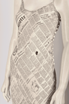JOHN GALLIANO DRESS PRINTED NEWSPAPER