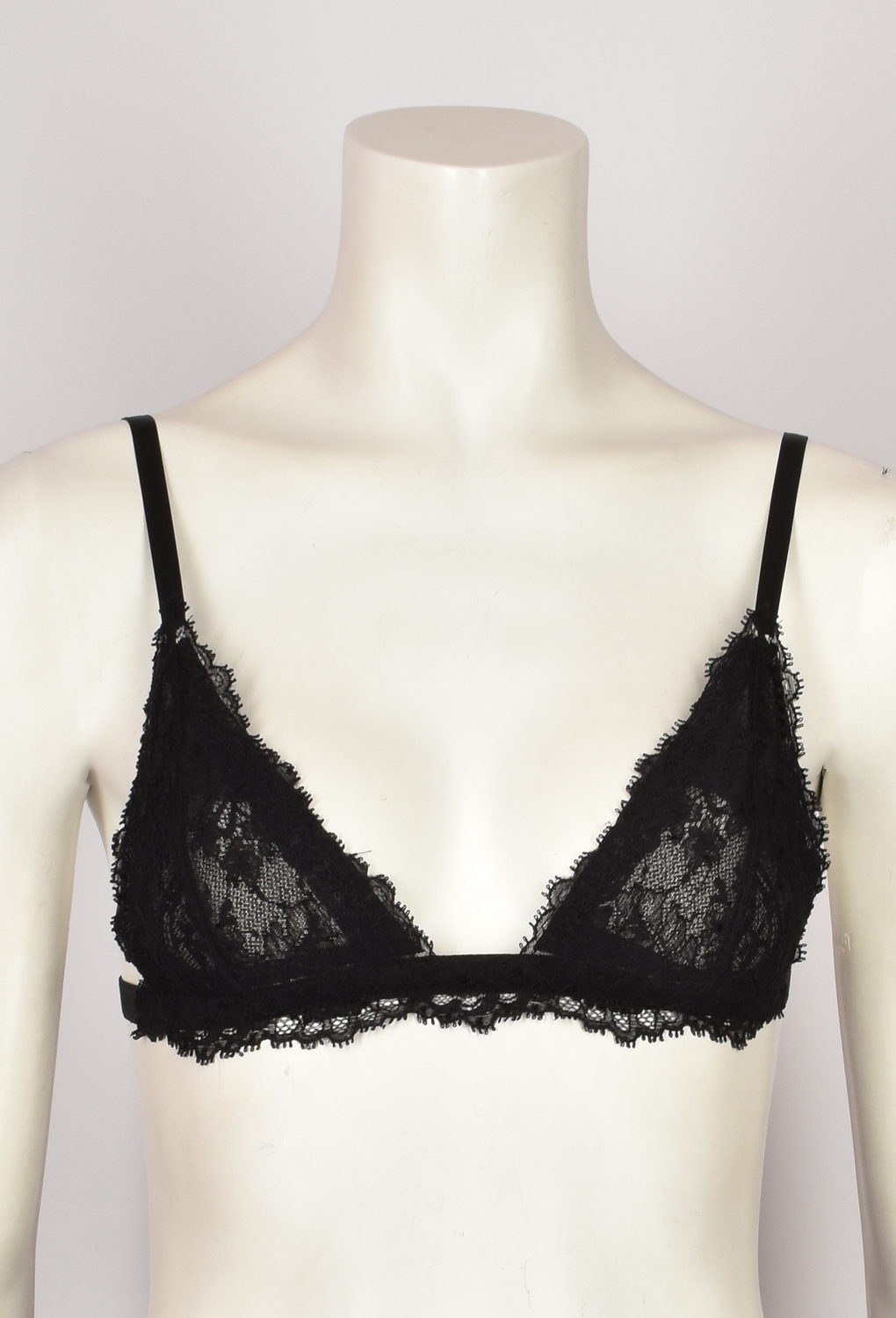 DOLCE & GABBANA BLACK LACE LINGERIE SET