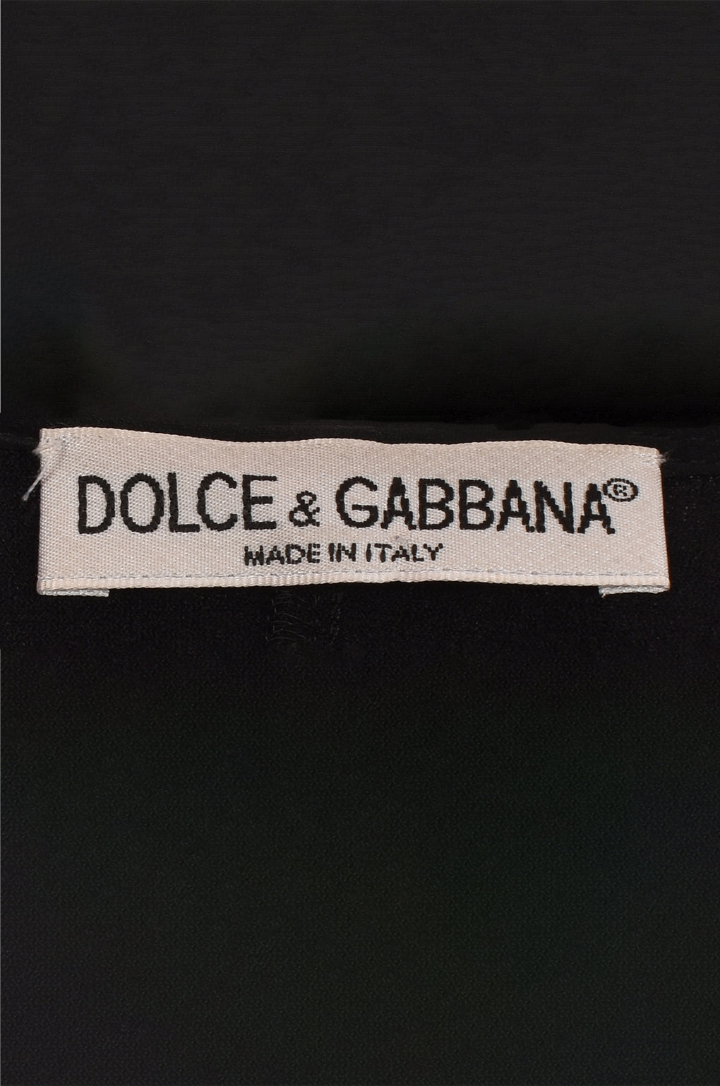 DOLCE & GABBANA LACE LONG BLACK DRESS